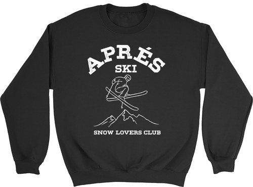 Apres ski sweatshirt - ski,